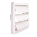 Rejilla de Ventilación Redonda ABS Blanco