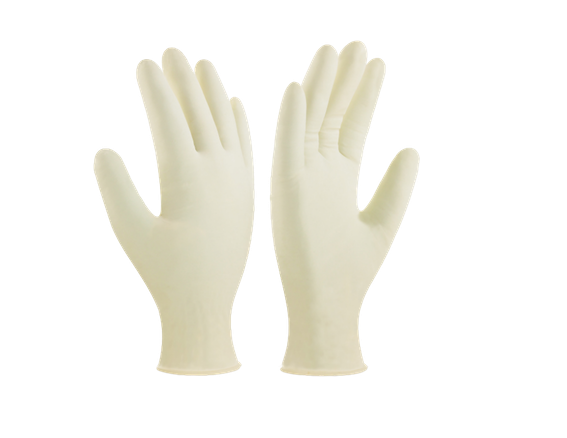 Caja Guantes de Látex Empolvado 100 ud Ref. 688LUTBL