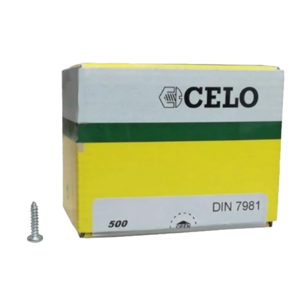 Caja de Tornillo Rosca Chapa Cabeza Alomada DIN 7981 3,5 mm