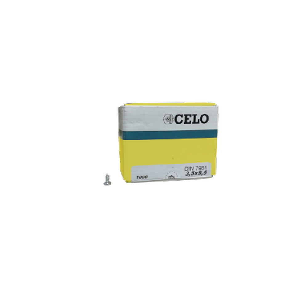 Caja de Tornillo Rosca Chapa Cabeza Alomada DIN 7981 3,5 mm