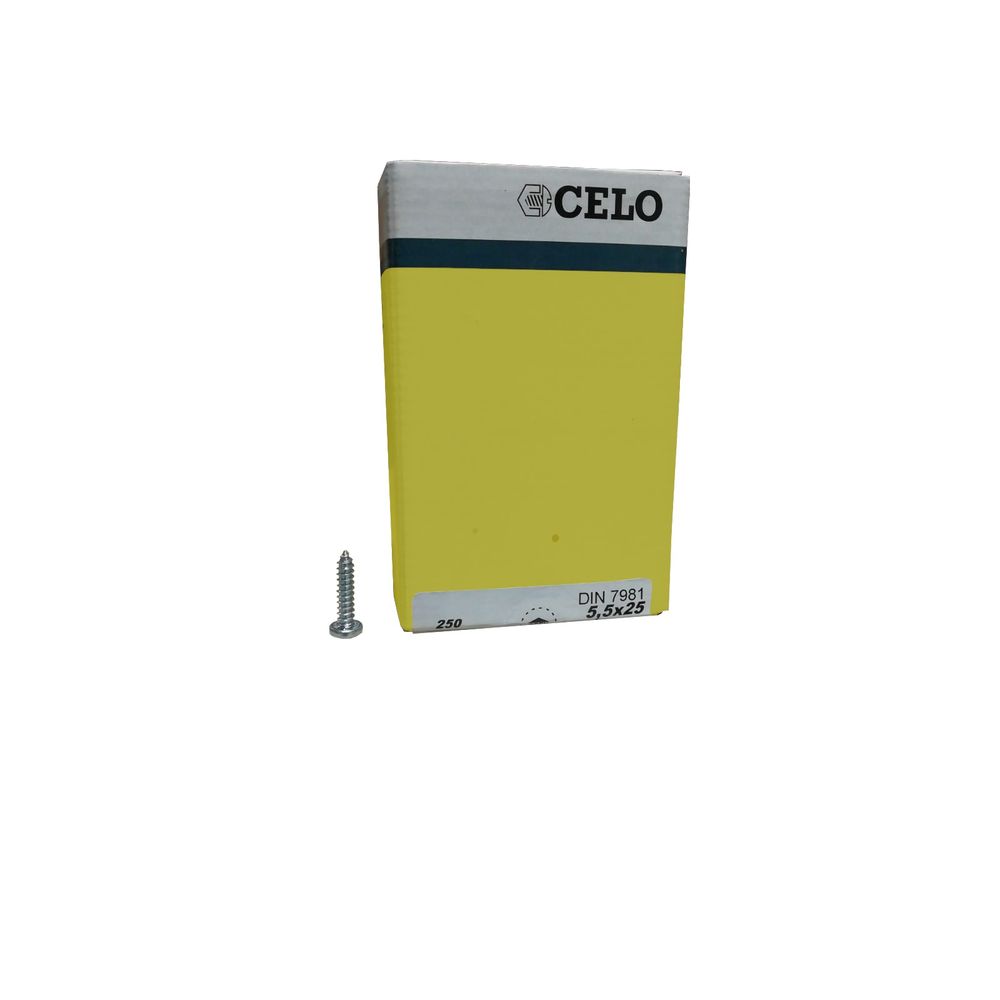 Caja de Tornillo Rosca Chapa Cabeza Alomada DIN 7981 5,5 mm