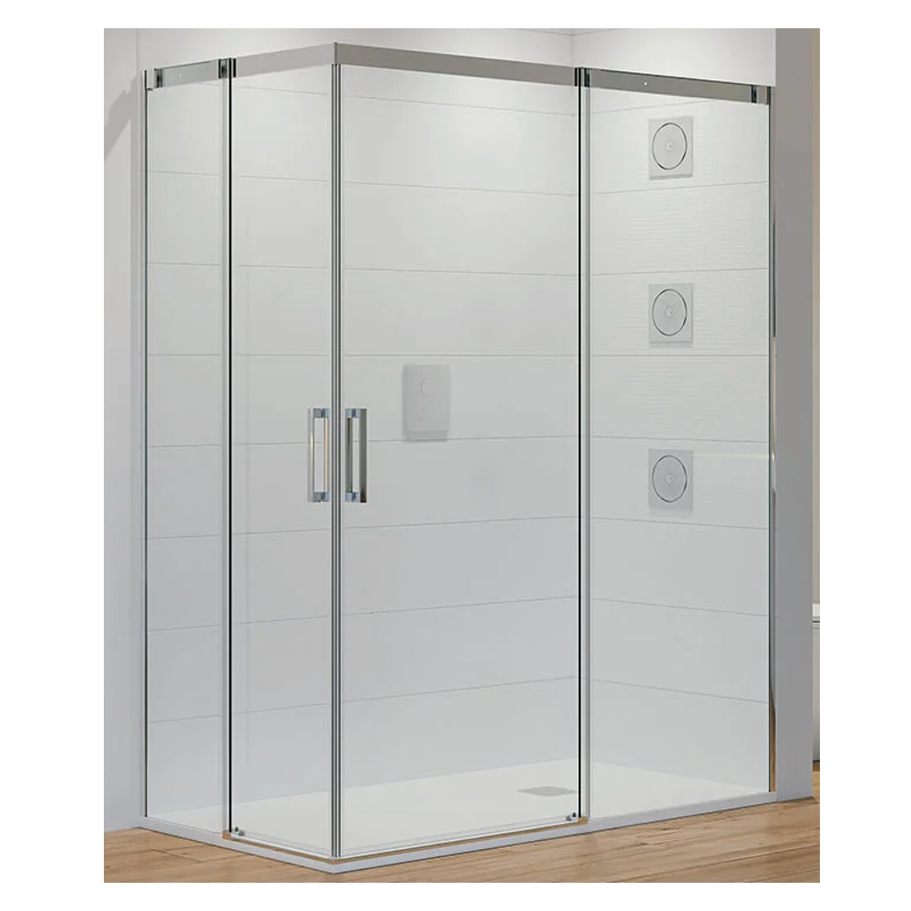 Angular para Ducha Hydra 1950 mm Perfil Plata Mate