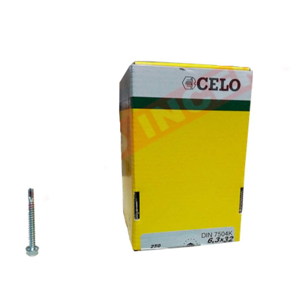 Caja de Punta de Broca Hexagonal DIN 7504K 6,3 mm