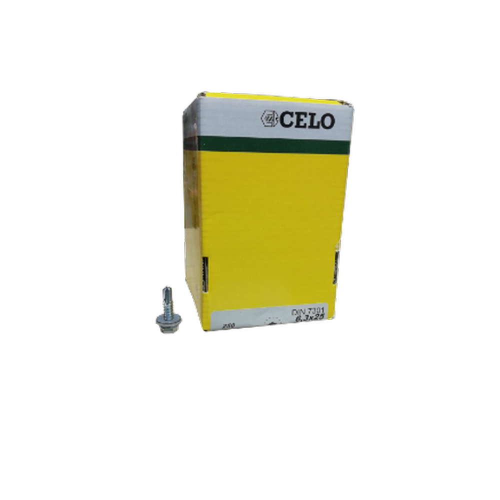 Caja de Punta Broca Hexagonal con Arandela Estanca DIN