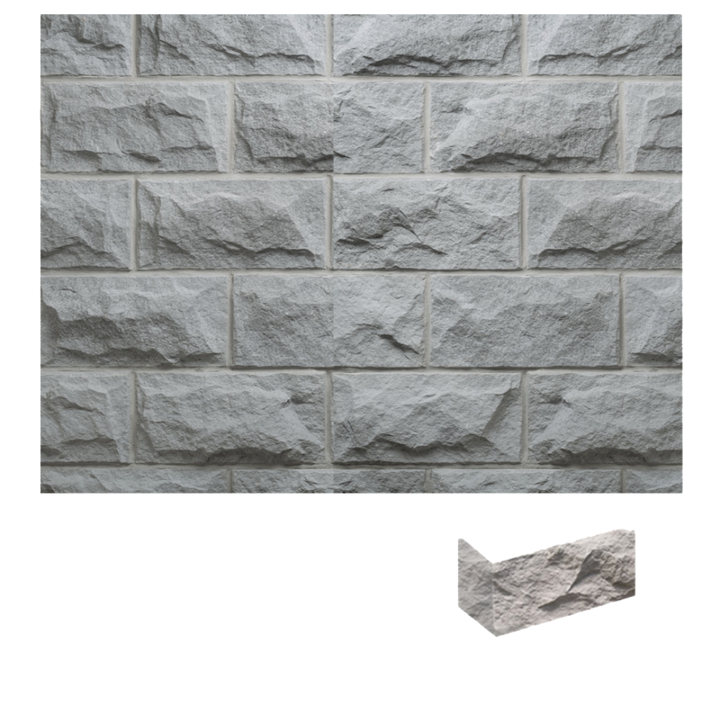 Caja Esquina Pirineos Gris 1x14x14x28 (+/- 0,9 ml)