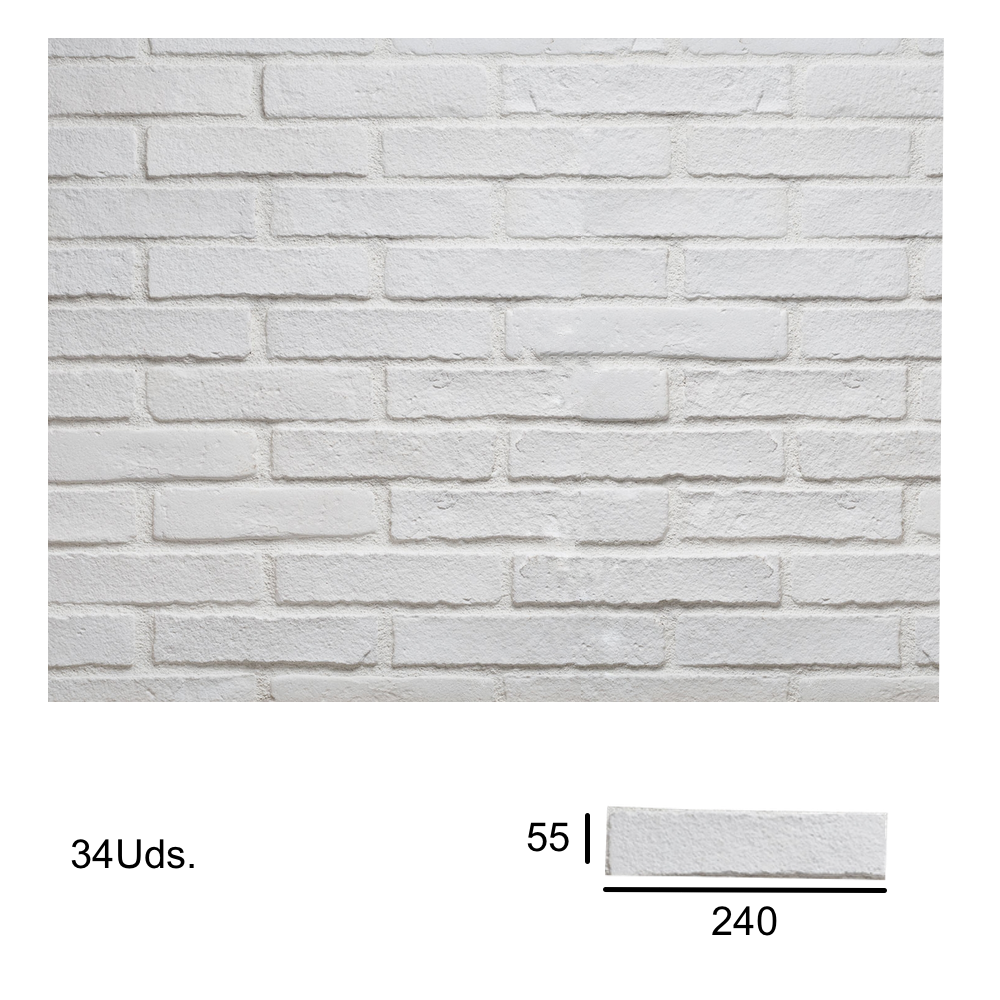 Caja Oxford Blanco 2,5x5,5x24 (+/- 0,5 m2)