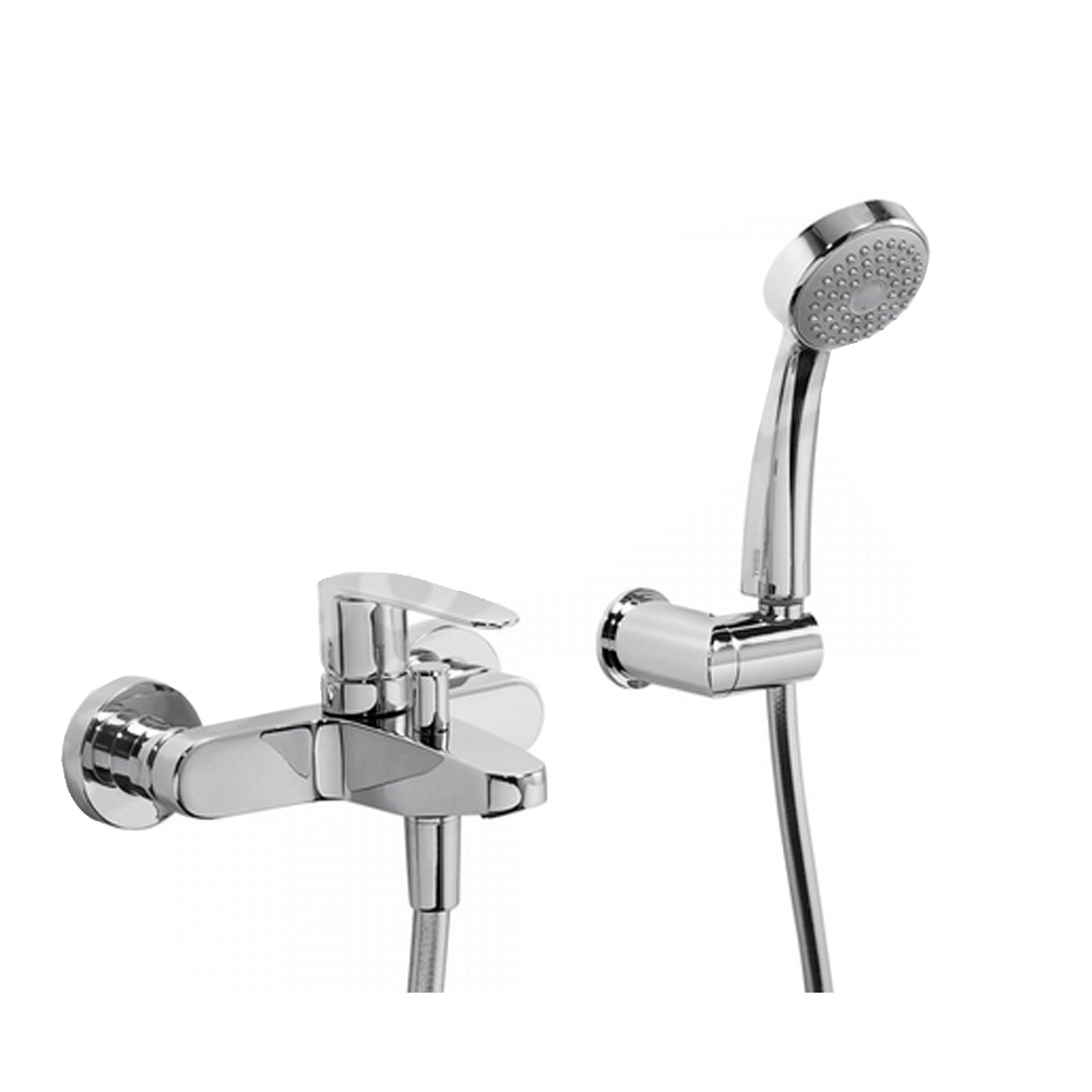 Monomando de Bañera Flat-Tres Cromado Ref.22017001