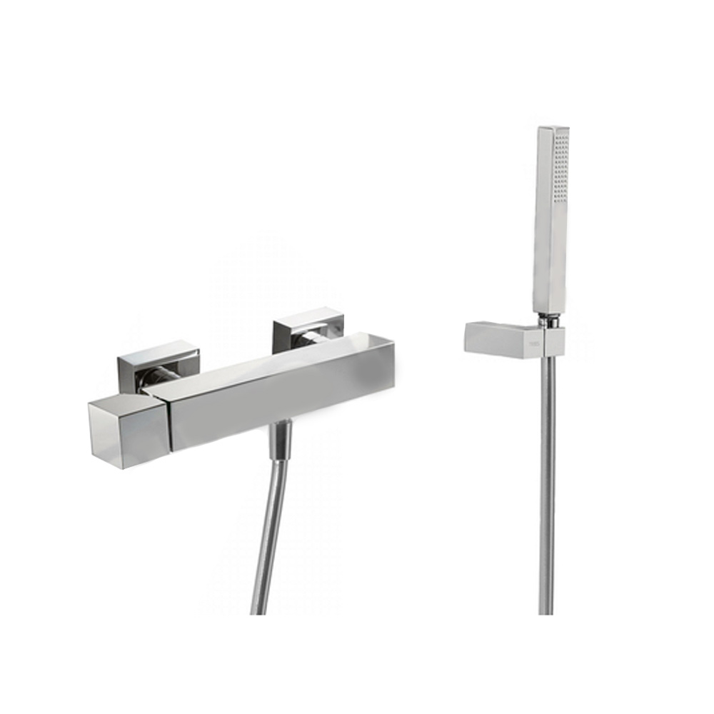 Monomando de Ducha Cuadro-Tres Cromado Ref.107167