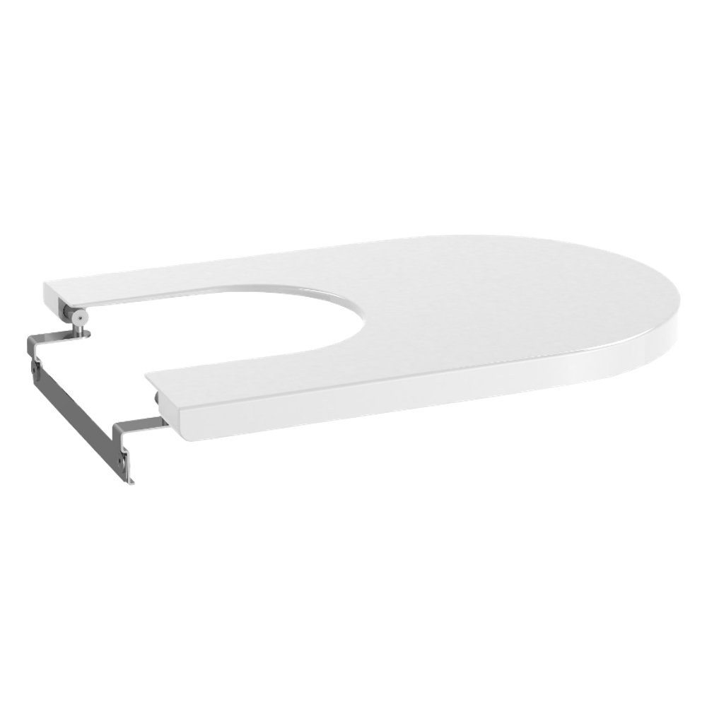 Tapa de Bidé Inspira Round Blanco Amortiguada