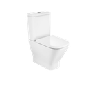 Inodoro Completo The Gap Square Blanco Confort Adosado a Pared Con Rimless 650 mm