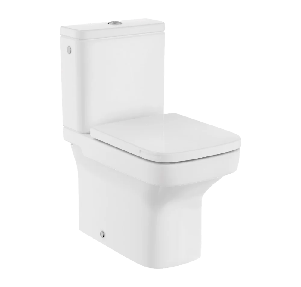 Inodoro Completo Dama Blanco Compacto Adosado a Pared 600 mm
