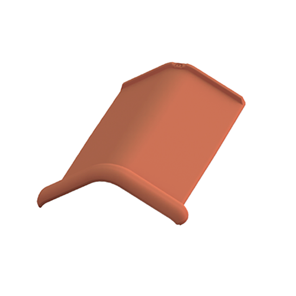 Cumbrera Angular Teja Plana Roja