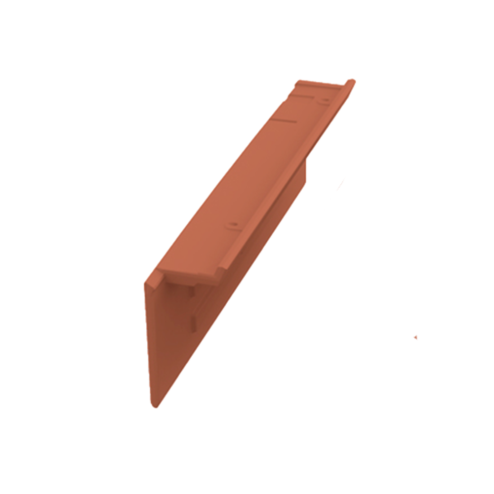 Remate Lateral recto universal izquierdo rojo