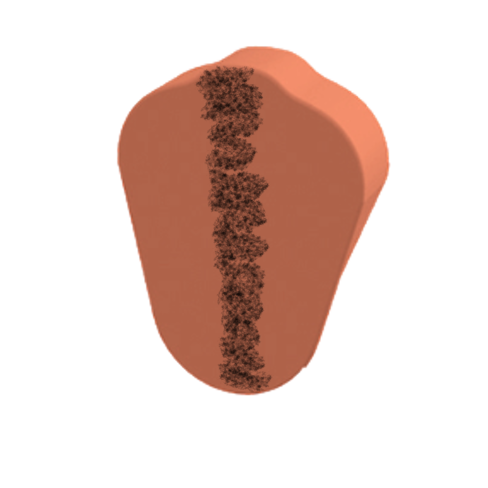 Tapón Recto Teja TB-12 Roja Envejecida