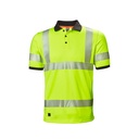 Polo Manga Corta Addvis 360 Amarillo Fosforito Ref.79091