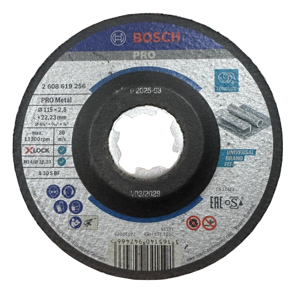 Disco de Corte Cóncavo Expert Para Metal 22,23X2,5