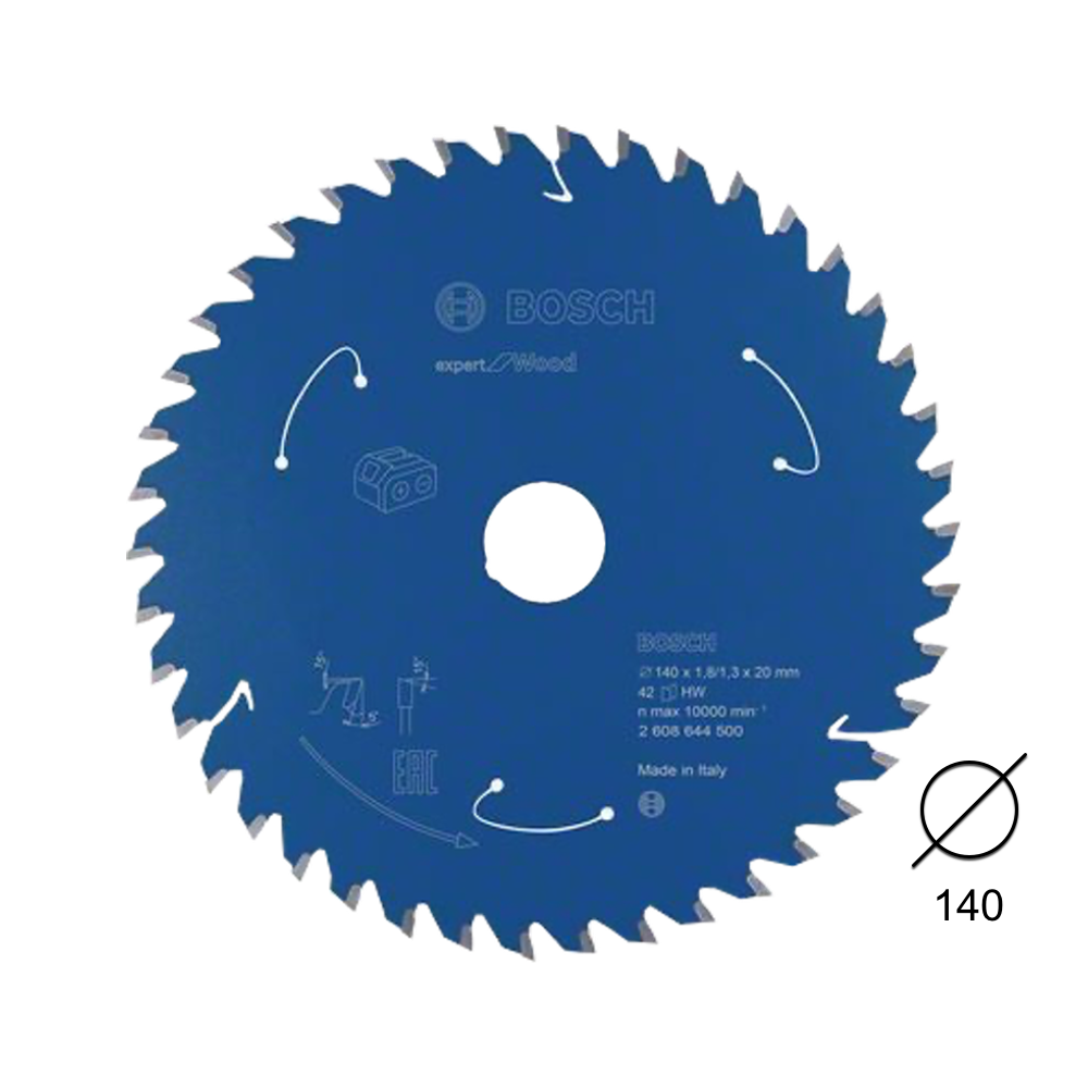 Hoja de Sierra Circular Expert Wood 140 x 20 x 1,8 mm