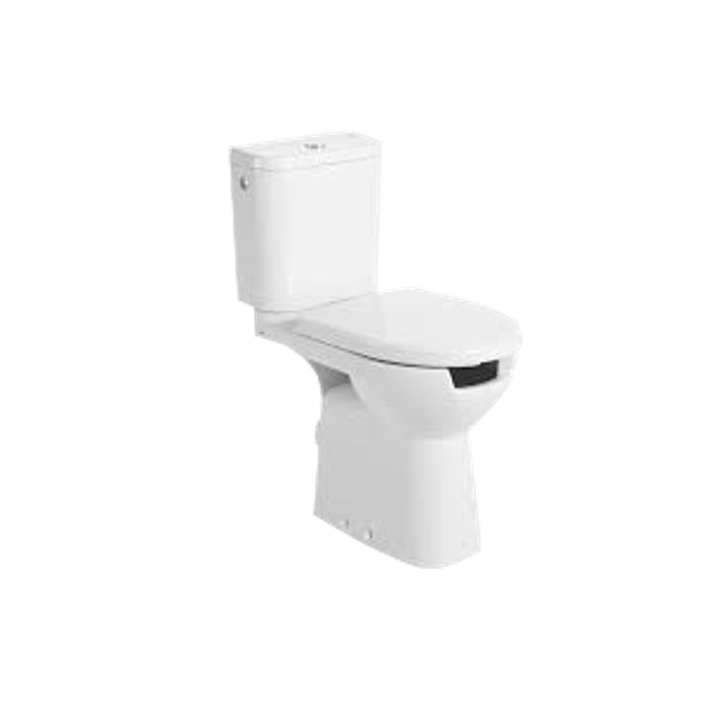 Inodoro Apertura Frontal Access Blanco + Asiento y Tapa (con aro abierto)