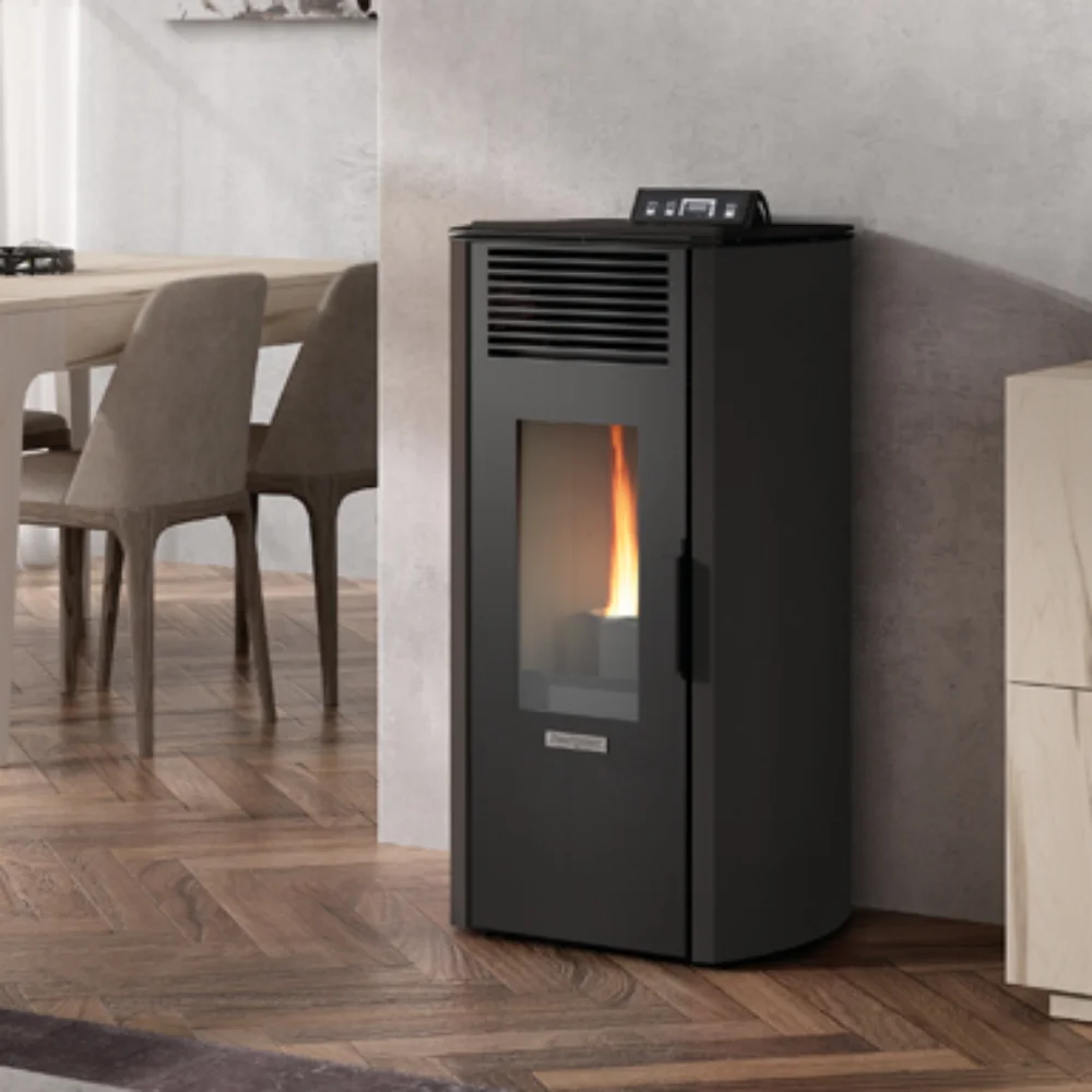 Estufa Pellet Enza-10 Negro