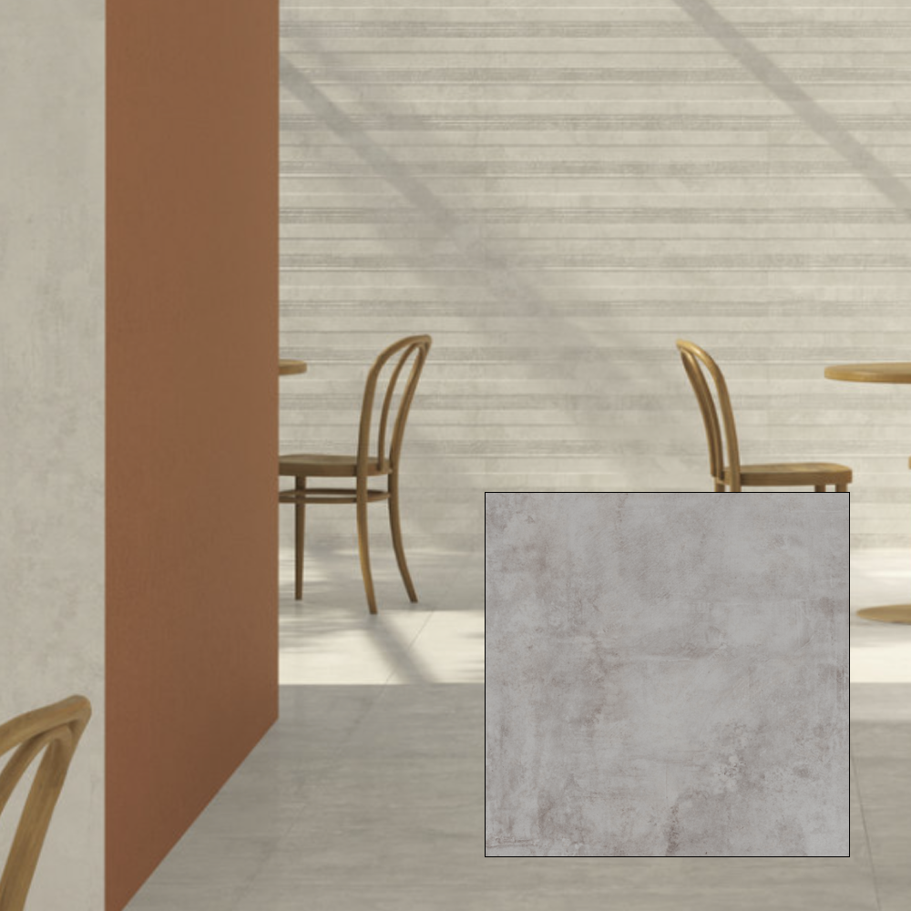 Caja Downtown Grey Antideslizante Natural 90x90 (1,62 m2)