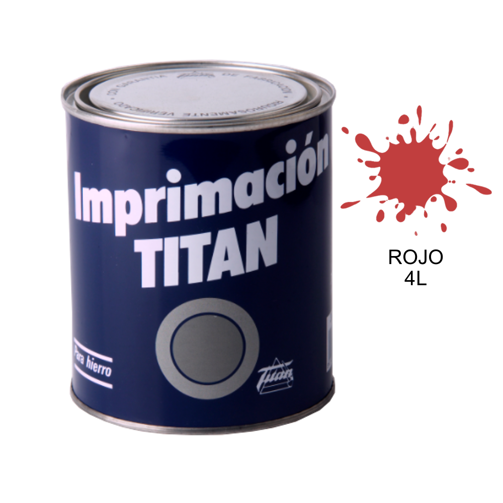 Titan Imprimación Sintético Rojo 060 4 L