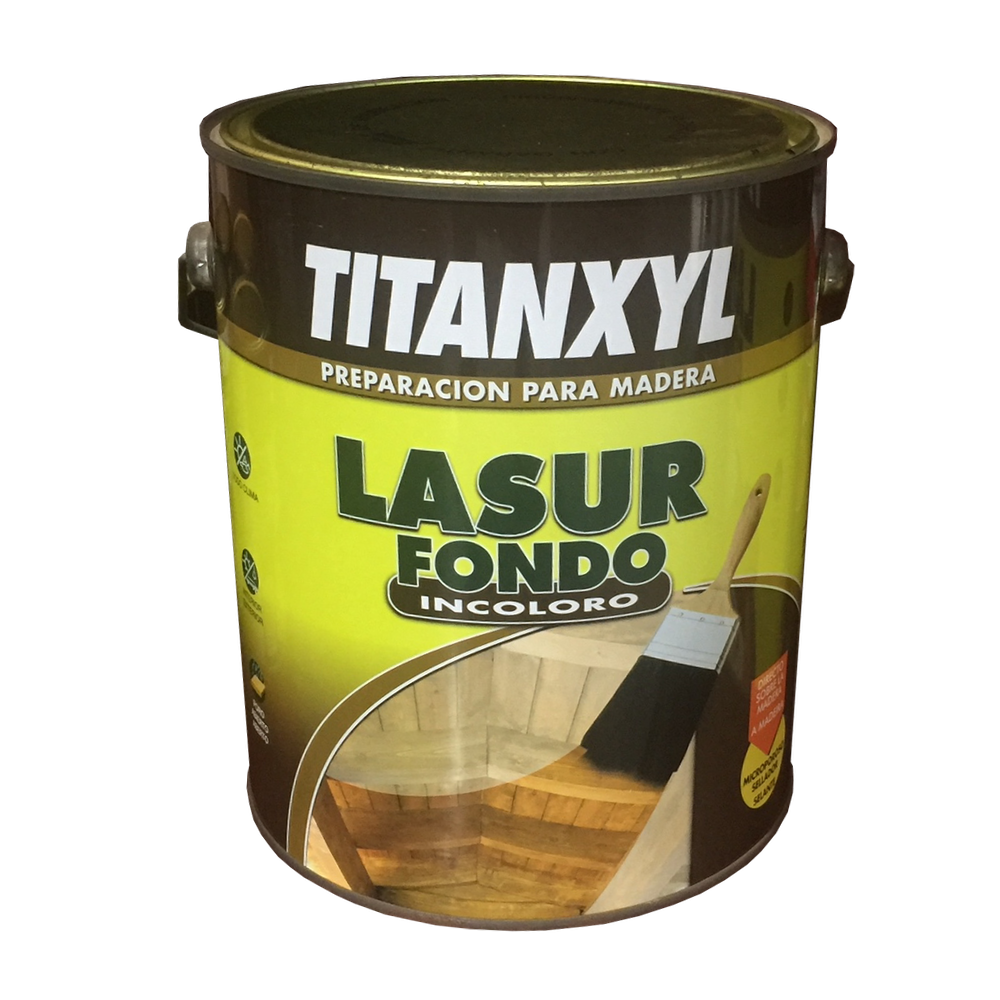 Titanxyl Lasur Fondo Preparación para Madera 4 Litros