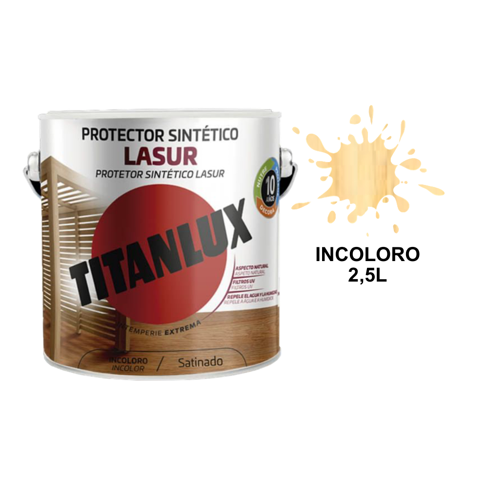 Titanxyl Lasur Satinado Incoloro 2,5 L