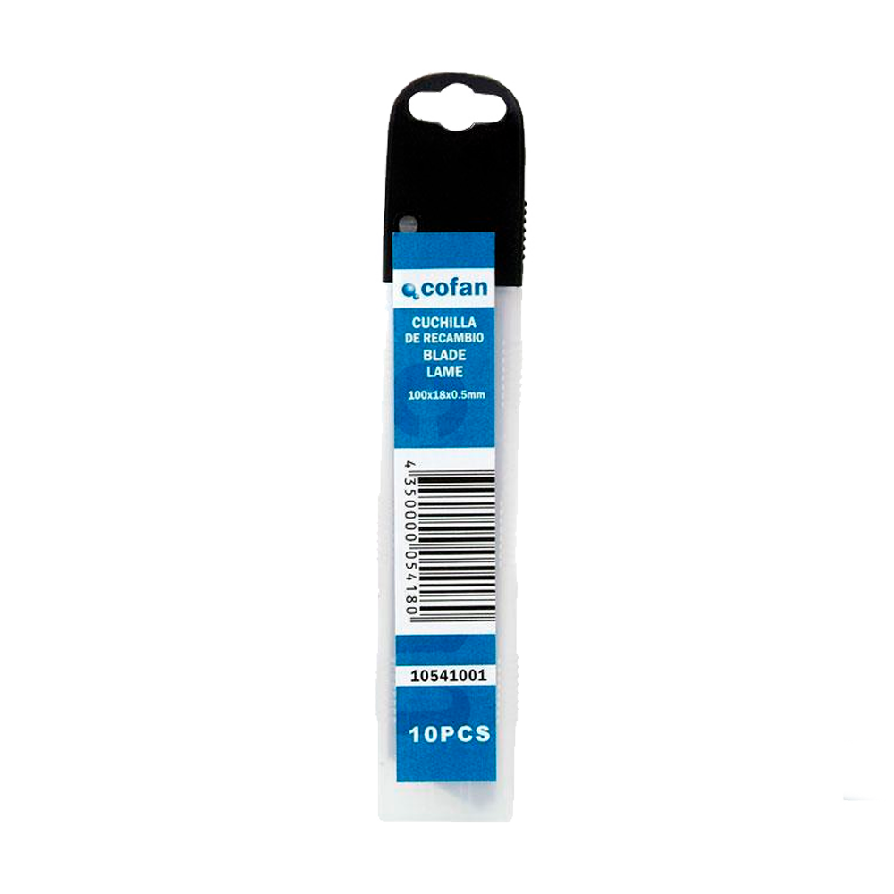 Recambio Cuchillas para Cutter 18 mm (10 ud) Ref. 10541001
