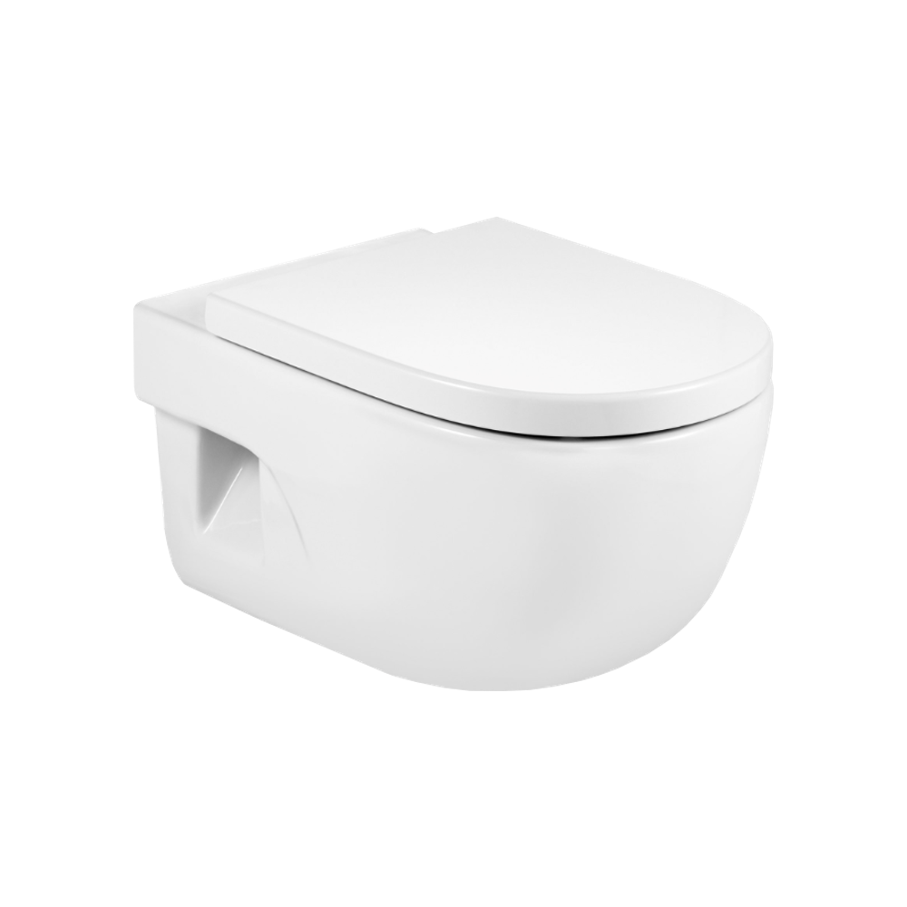 Inodoro Suspendido Meridian Blanco + Tapa Amortigüada