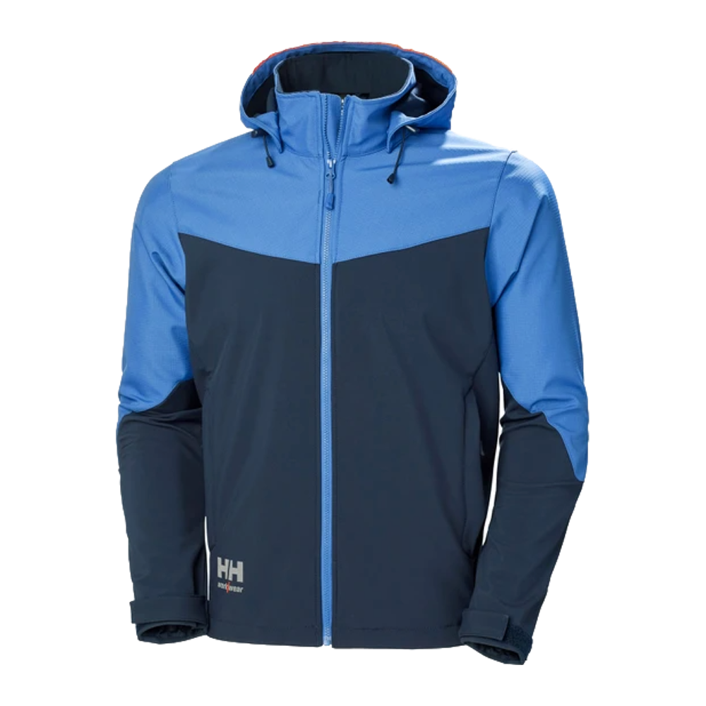 Chaqueta Oxford Hooded Softshell 595 Azul T-M Ref.74290