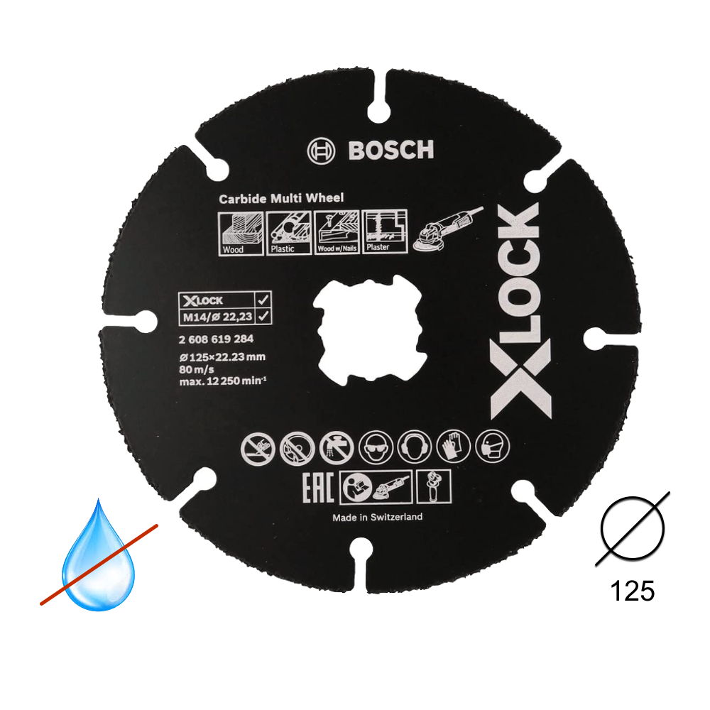 Disco X-Lock Multiwheel 22 mm 125 mm