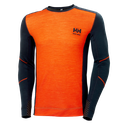 Camiseta HH Lifa Merino Cuello Redondo 592 Naranja Ref.75106