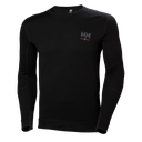 Camiseta HH Lifa Merino Cuello Redondo 469 Negro/Verde Ref.75106