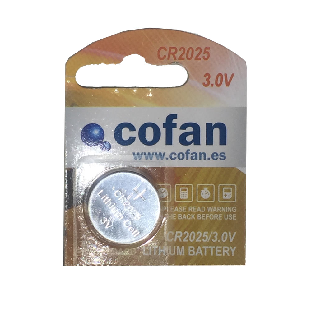 Pila Boton Cofan CR2025 Ref. 50002025
