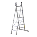 Escalera Aluminio Extensible 2 Tramos 2 + 2 Metros Ref. 09401010