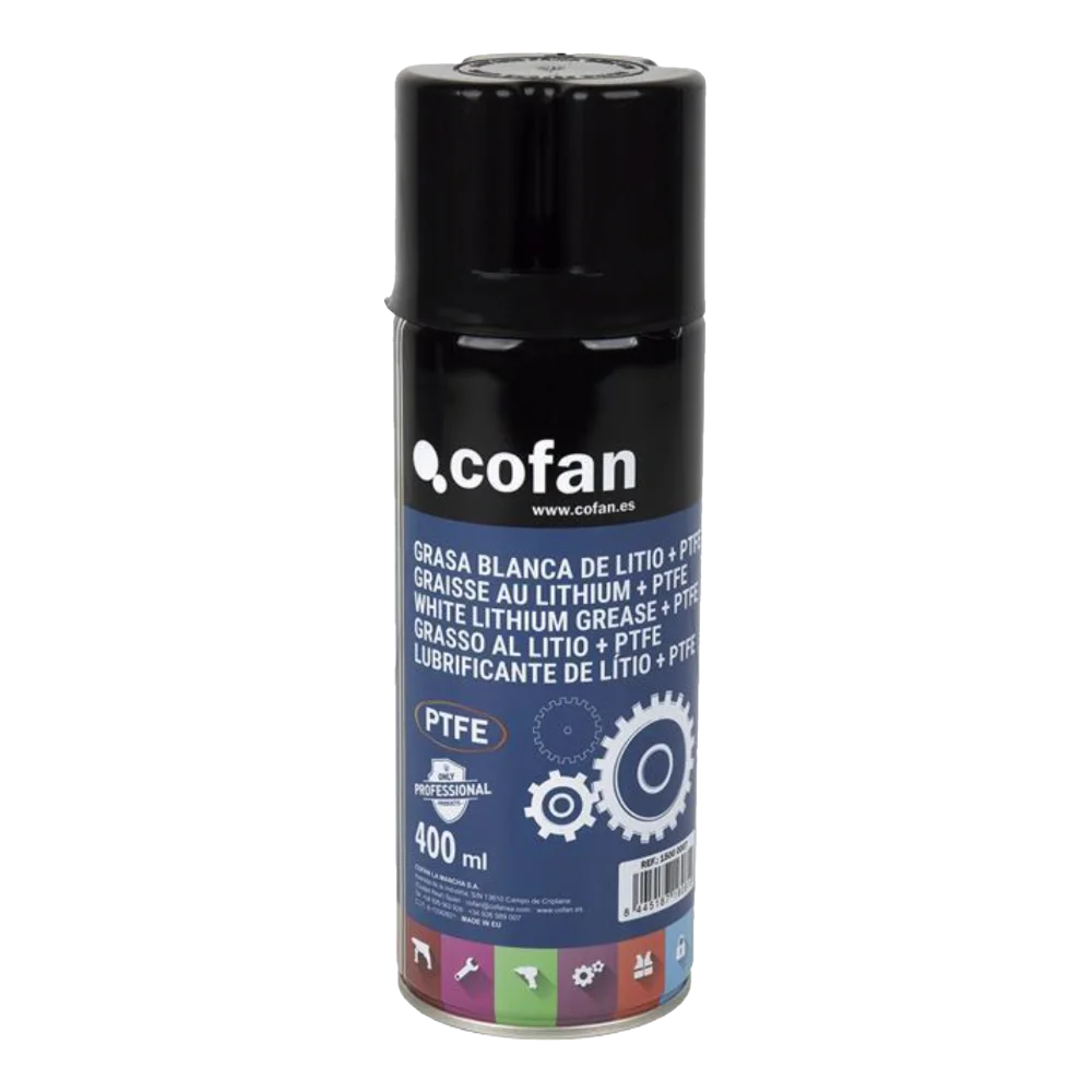 Spray Grasa de Litio Blanca + PTFE 400 ml Ref. 15000007