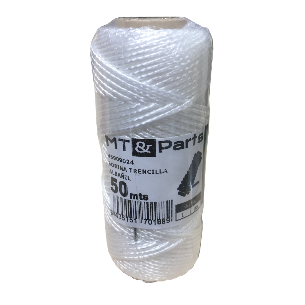 Bobina de Cuerda Trenzada 50 m x 1,4 mm Ref. 46909024