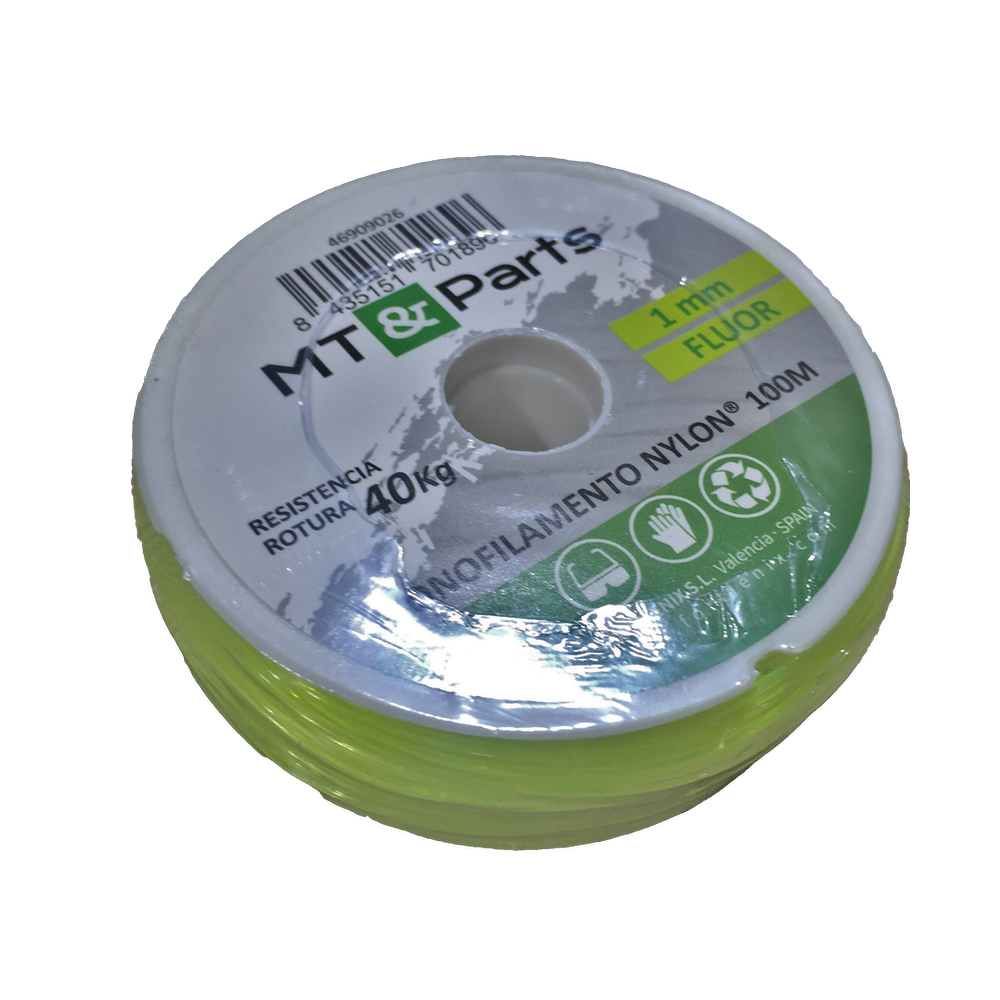 Bobina de Cuerda Nylon Fluor 100 m x 1 mm Ref. 46909026