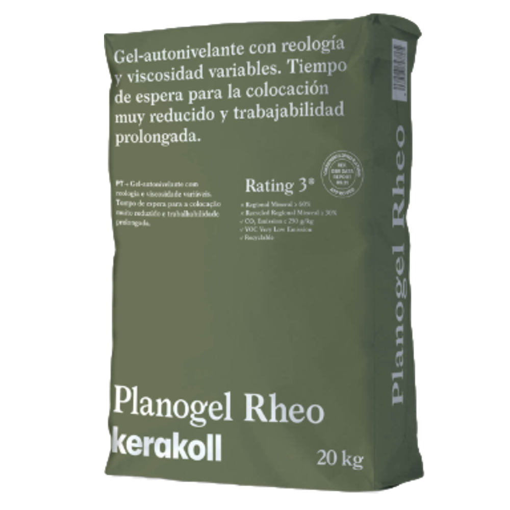 Saco AutoNivelante Plano Gel Rheo 20 Kg Ref. K74786