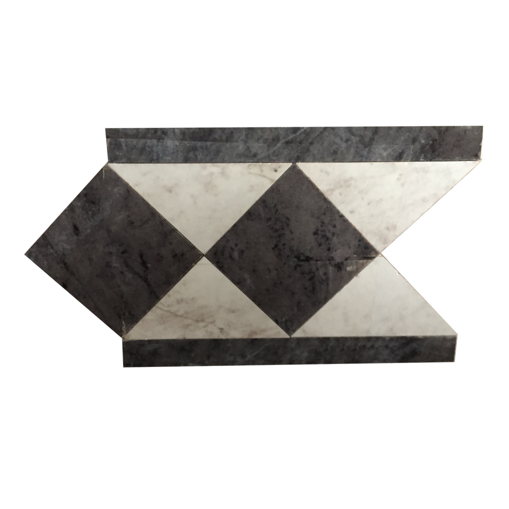 Pz Cenefa Duo Uno Gris12x31