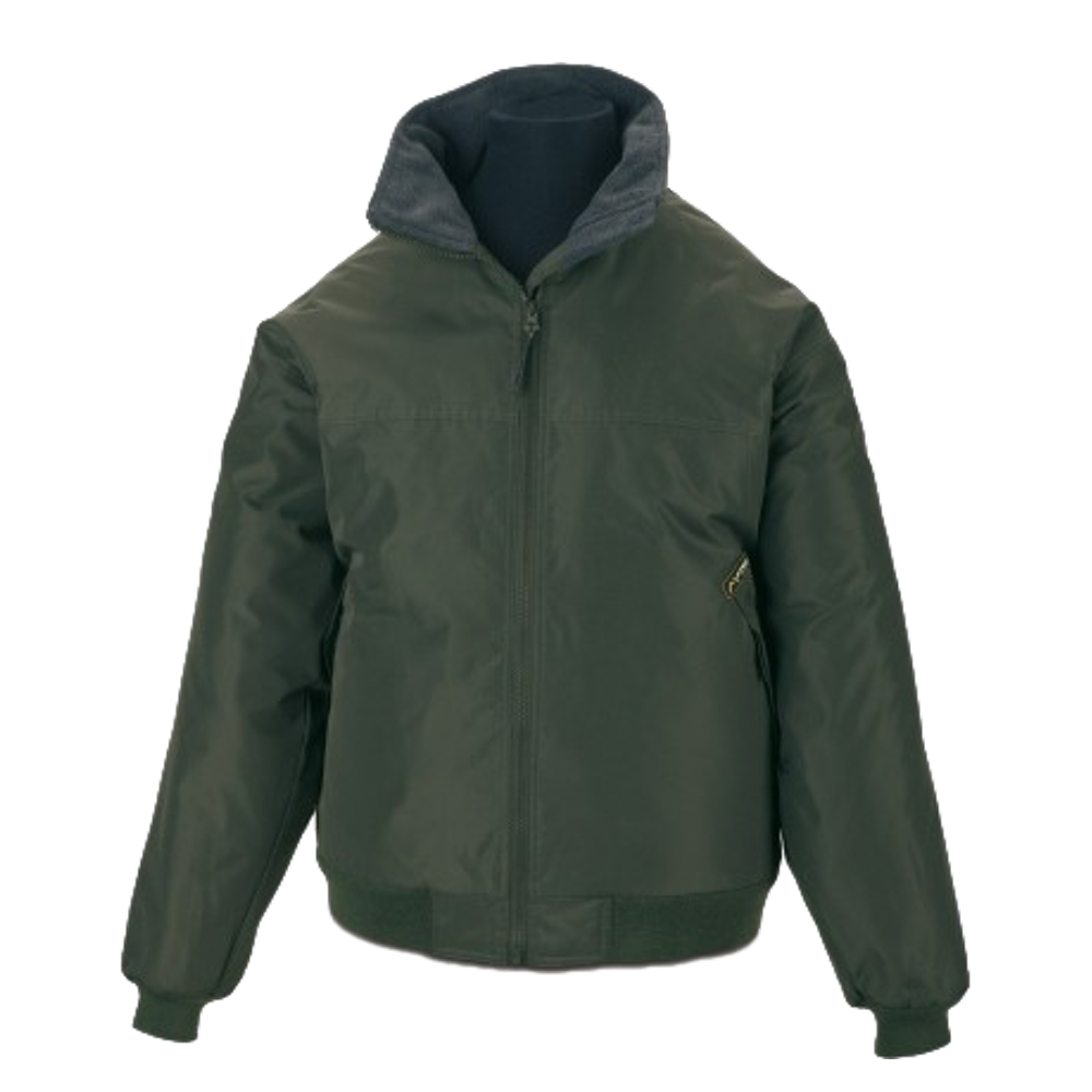 Cazadora Náutica con Forro Polar Verde Talla XXL Ref. 288CPV