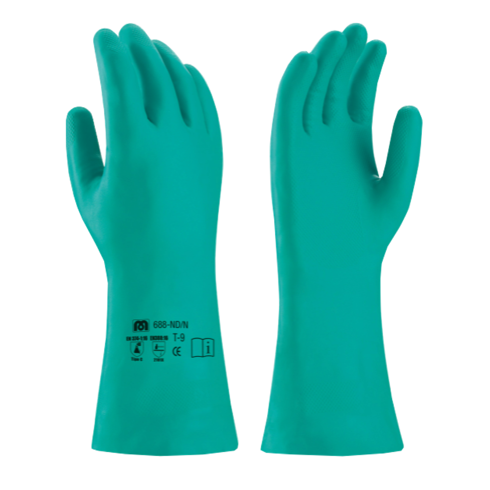 Guantes de Nitrilo Verdes Talla 7 Ref. 688NDN