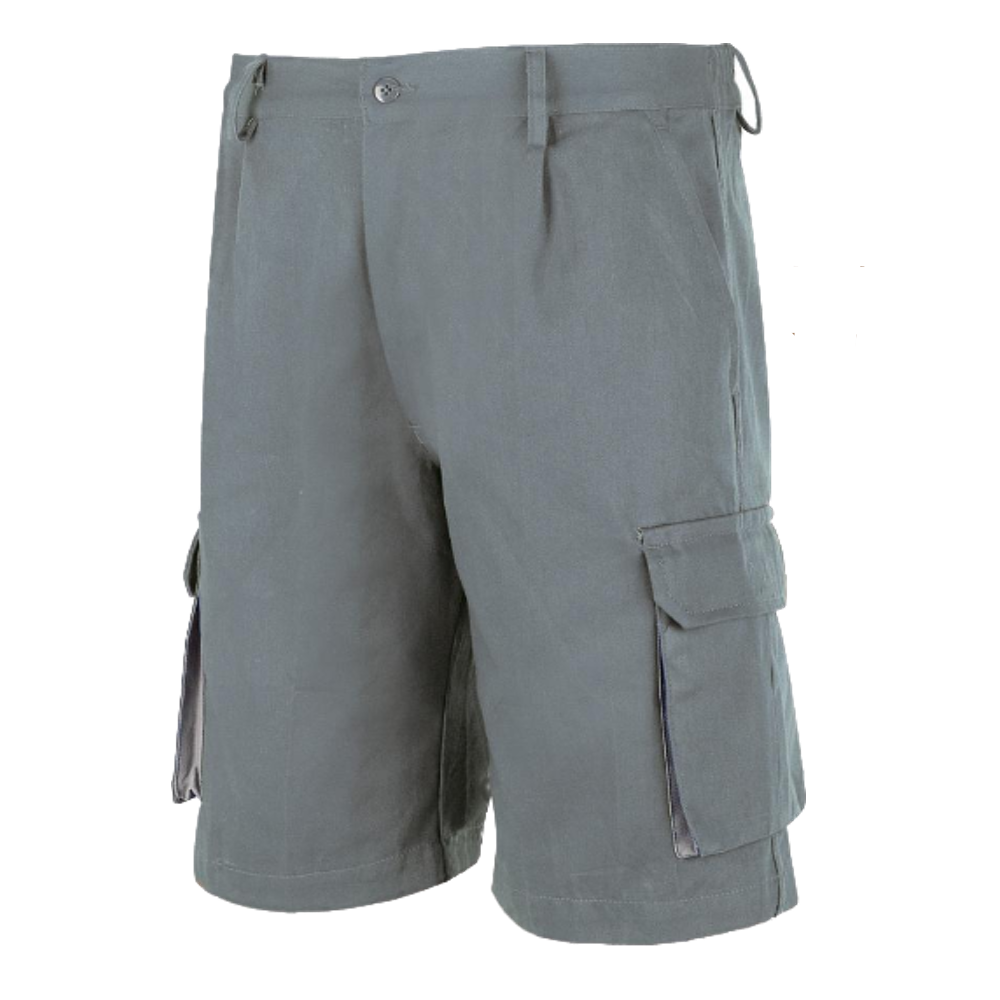 Pantalon Corto Multibolsillos Gris Ref. 488STOPG