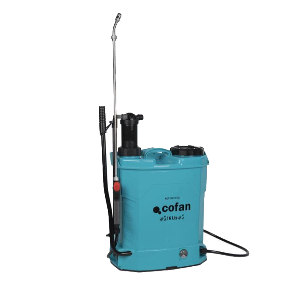 Pulverizador de Espalda 16 litros dual Electrico/manual li-on 12V 8.0 Ah Ref. 90015162