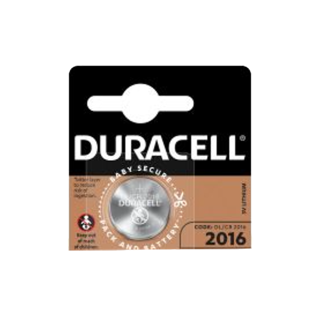Pila Botón CR2016 Duracell Ref: 106000033