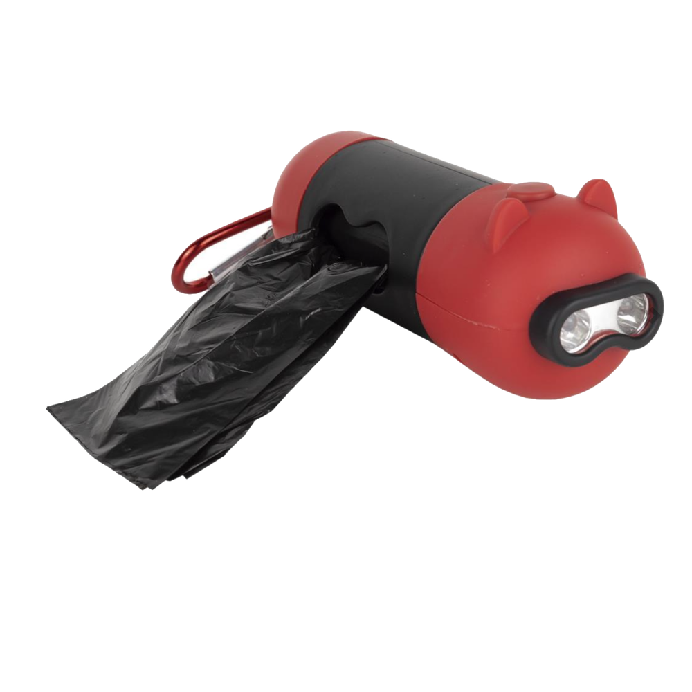Dispensador de Bolsas Mascota con Linterna Led Ref. 41003219