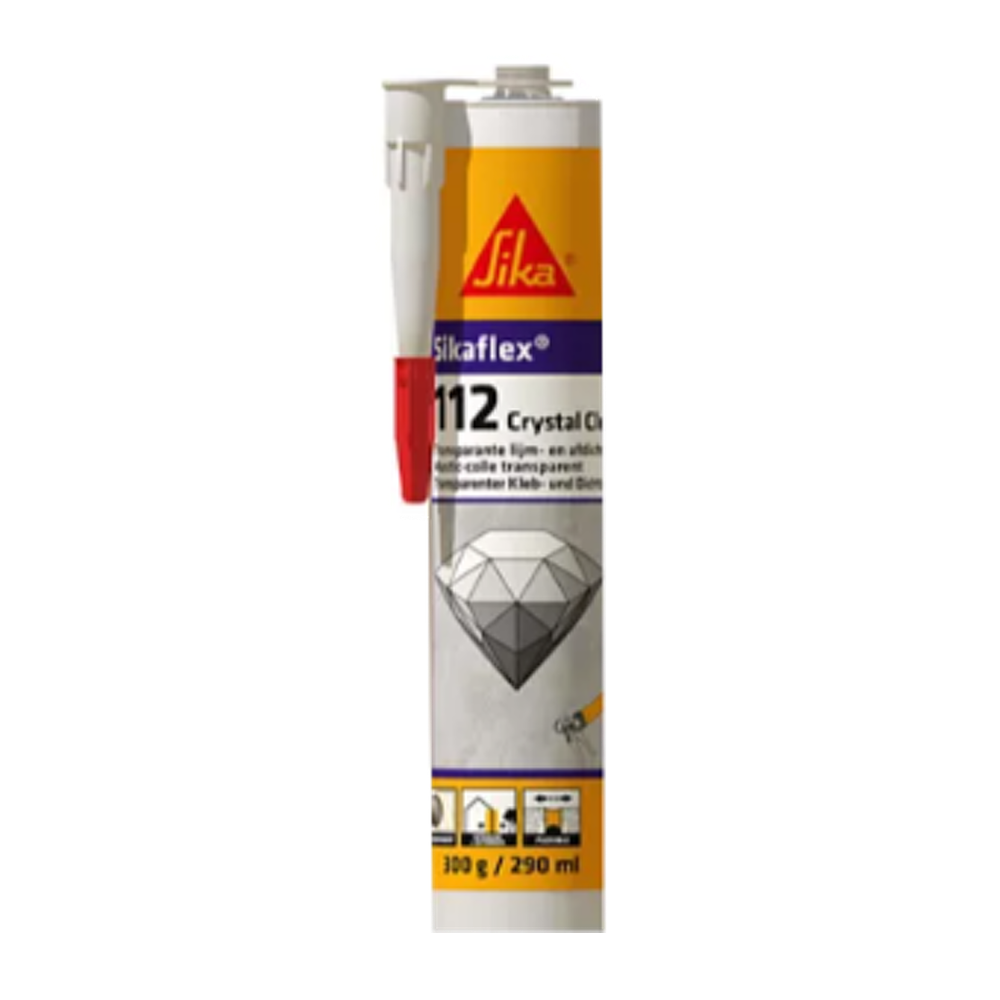 Sikaflex 112 Crystal Clear Cartucho 290 ml Ref. 560081