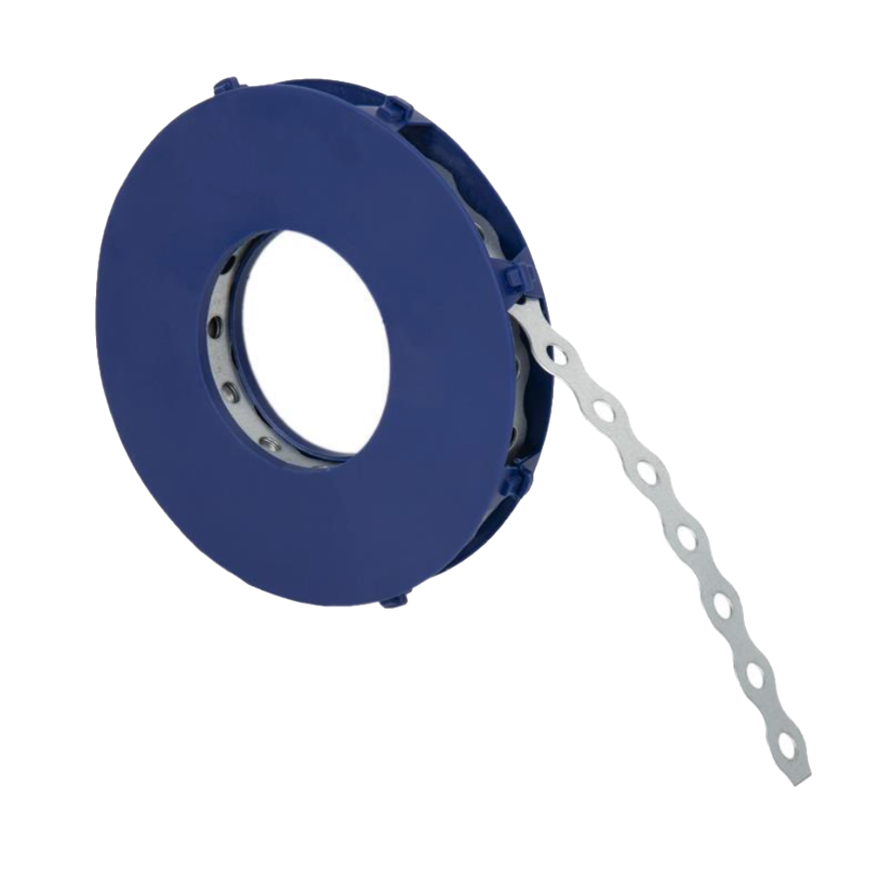 Rollo Cinta Perforada Galvanizada 0,8 mm 10 mt Ref. 18006601