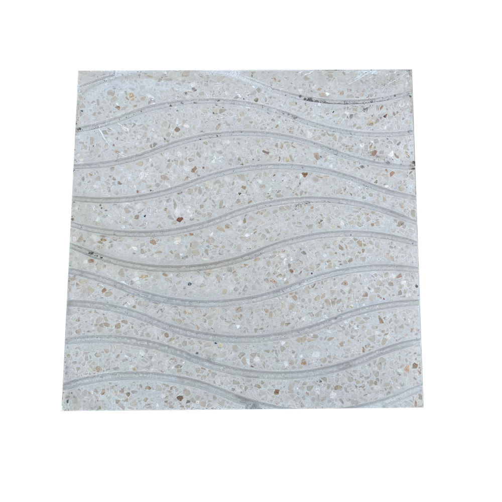 Pz Baldosa Olas Blanco Pulido 40 x 40 Ref. 409-RCLARO
