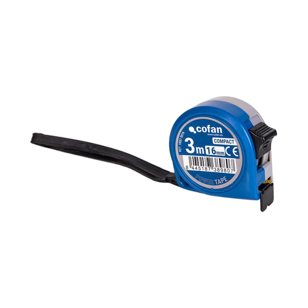 Flexometro Standar Azul 16 mm x 3 mt Ref. 10573016